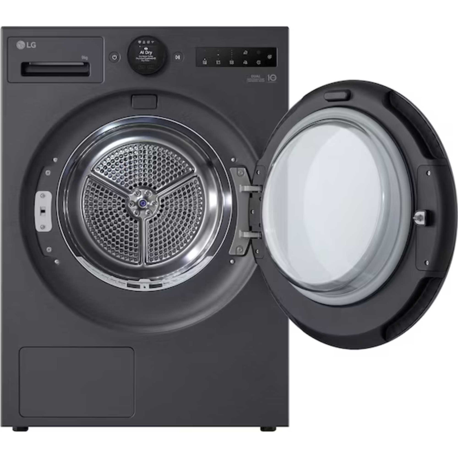 LG Series 7 AI Dry 9kg Heat Pump Tumble Dryer - RHX7009TBB