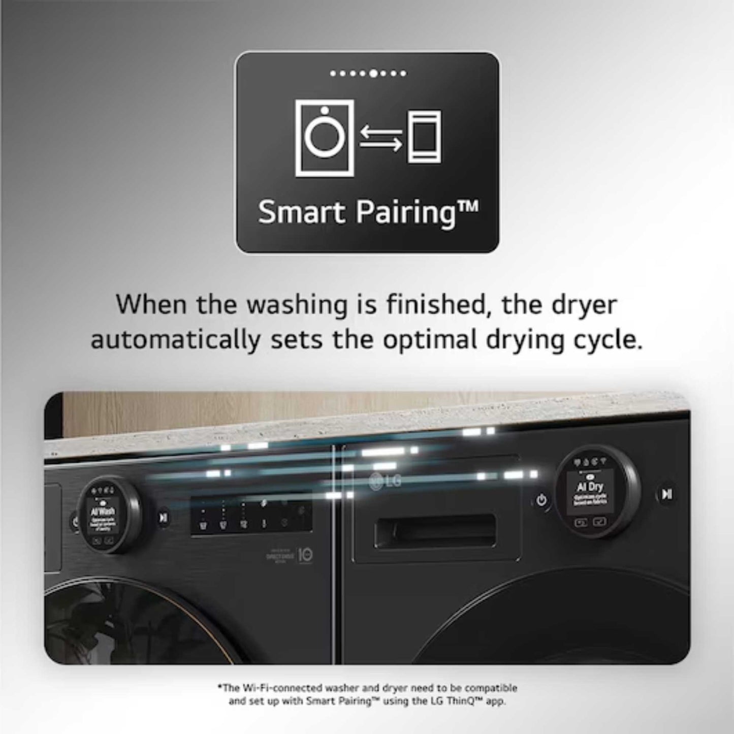 LG Series 7 AI Dry 9kg Heat Pump Tumble Dryer - RHX7009TWB