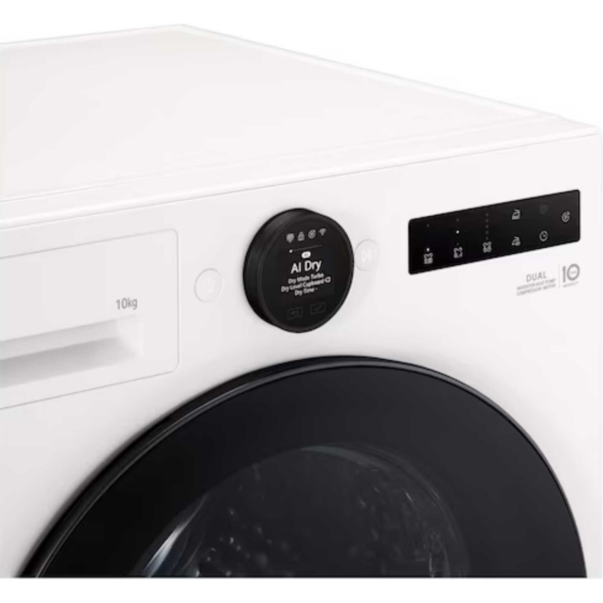 LG Series 7 AI Dry 10kg Heat Pump Tumble Dryer - RHX7010TWB