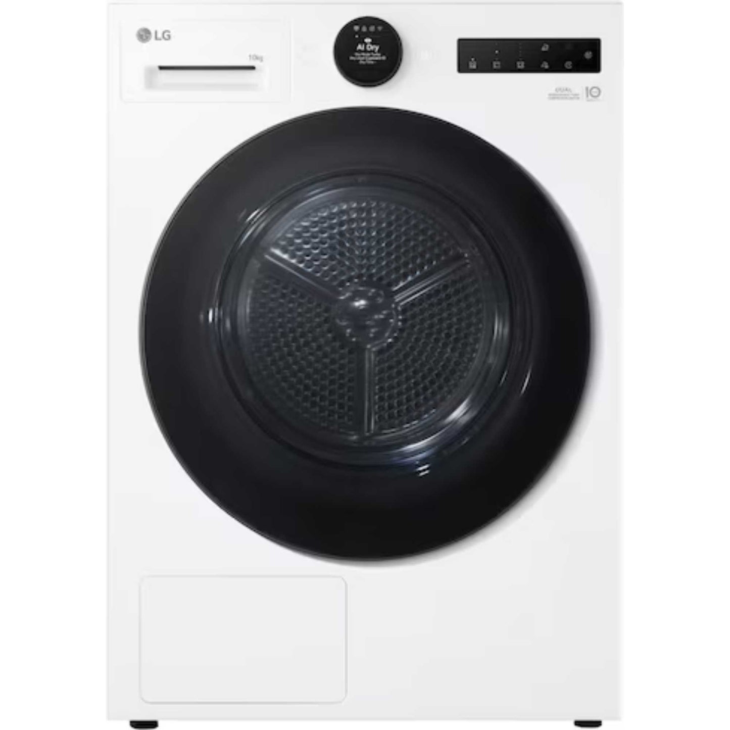 LG Series 7 AI Dry 10kg Heat Pump Tumble Dryer - RHX7010TWB