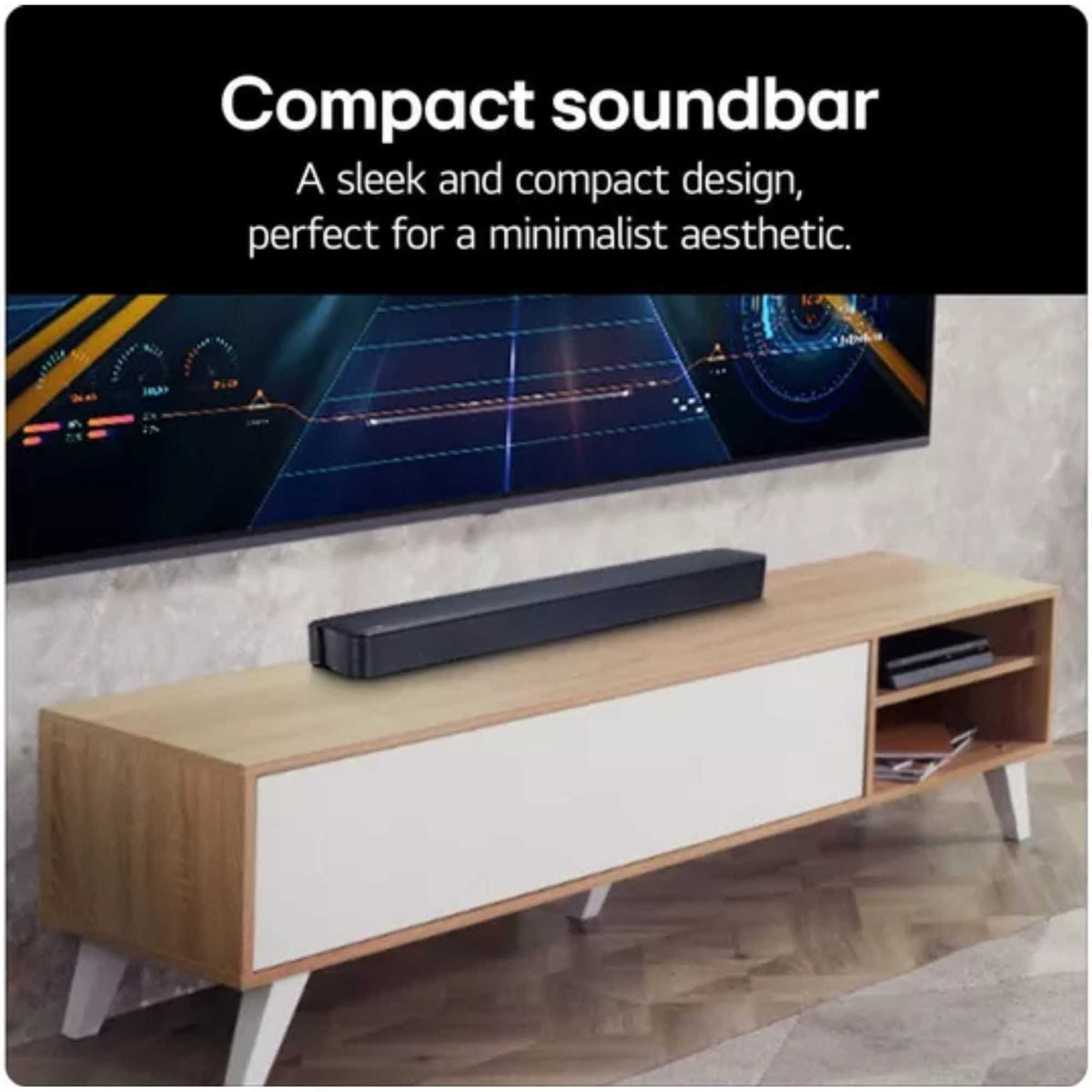 LG SQM1 2.0 Compact Sound Bar