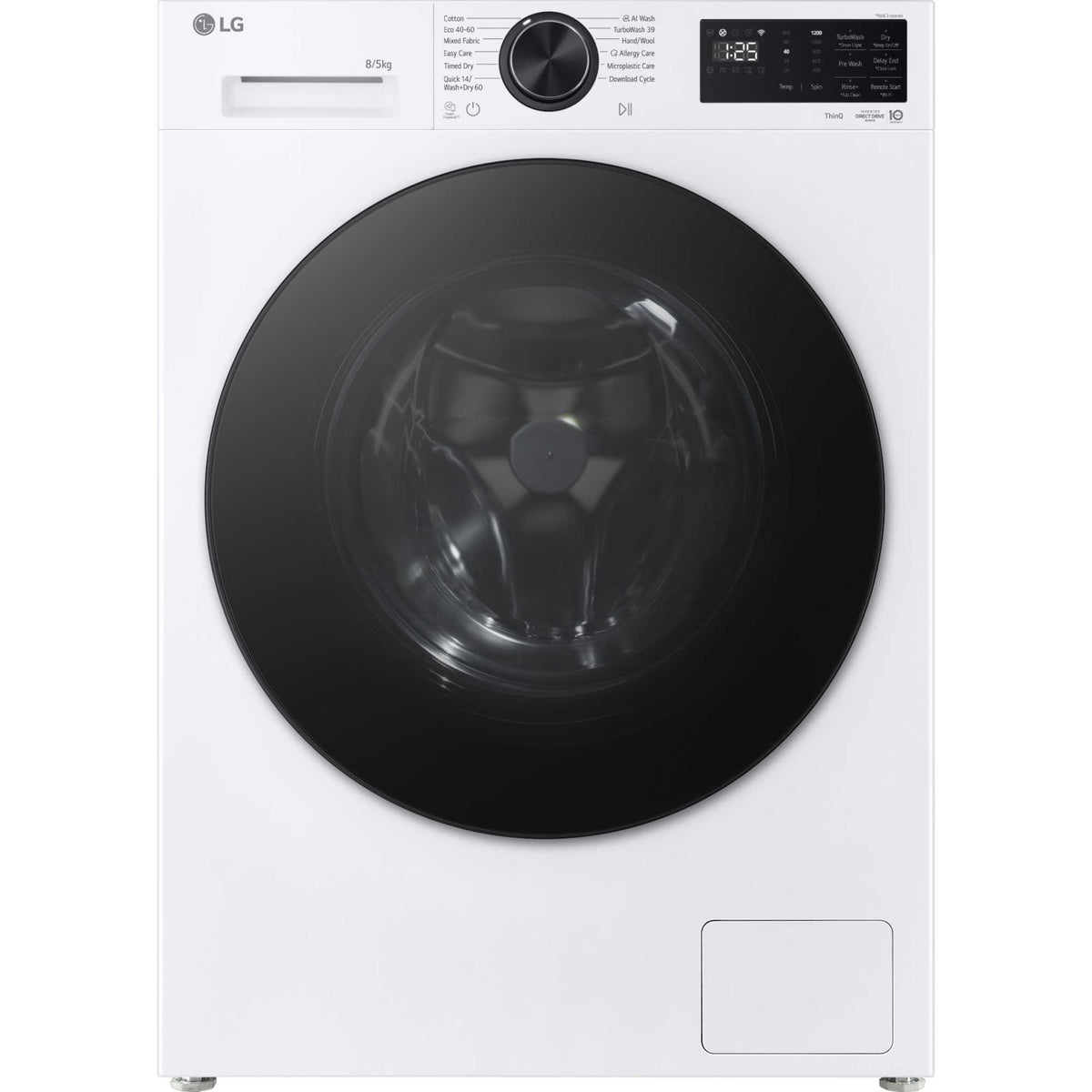 LG Series 3 AI Direct Drive 8kg Wash 5kg Dry 1200rpm Washer Dryer - W2X5085TLB