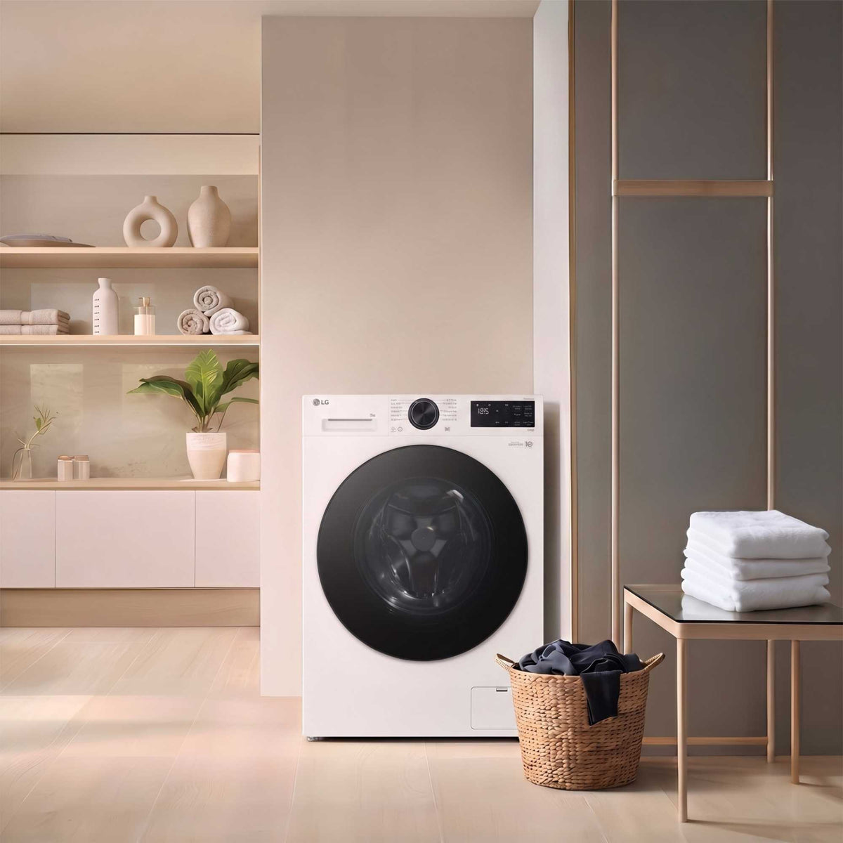 LG Series 3 AI Direct Drive 8kg Wash 5kg Dry 1200rpm Washer Dryer - W2X5085TLB