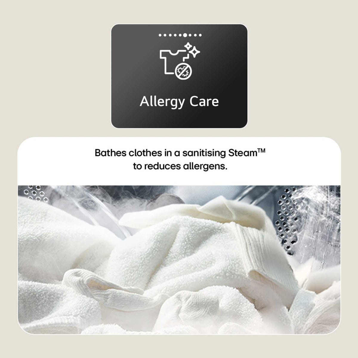LG Series 3 AI Direct Drive 8kg Wash 5kg Dry 1200rpm Washer Dryer - W2X5085TLB