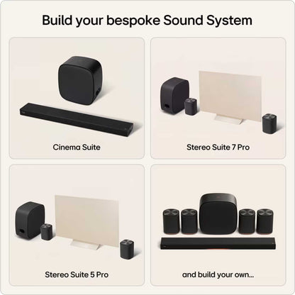LG Sound Suite W7 Wireless Sub Woofer Dolby Atmos FlexConnect - Black