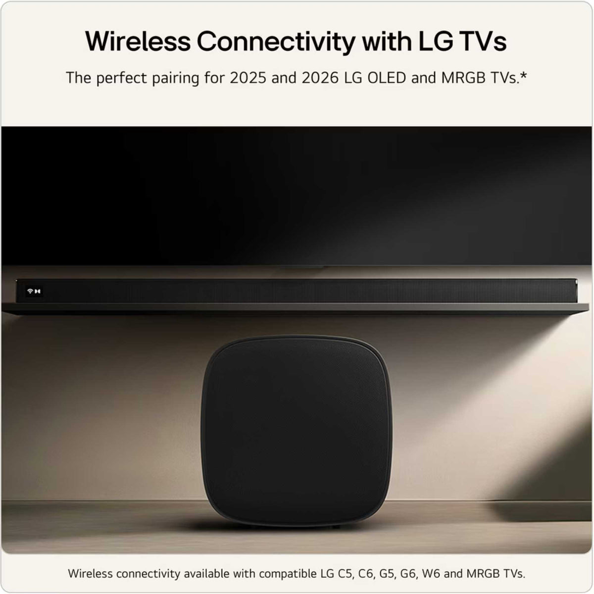 LG Sound Suite W7 Wireless Sub Woofer Dolby Atmos FlexConnect - Black