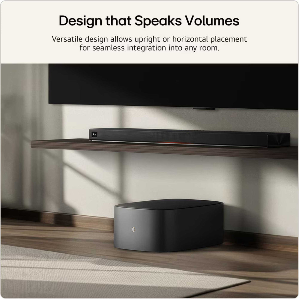 LG Sound Suite W7 Wireless Sub Woofer Dolby Atmos FlexConnect - Black