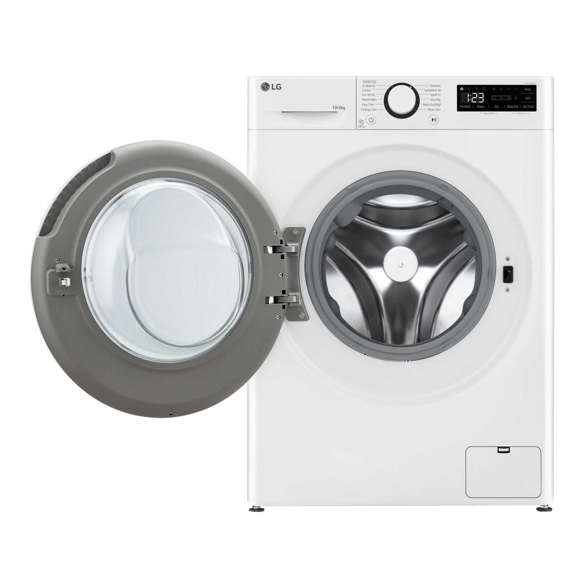 LG Series 4 Pro AI Direct Drive 10kg Wash 6kg Dry 1400rpm Washer Dryer - FWY706WWTN1