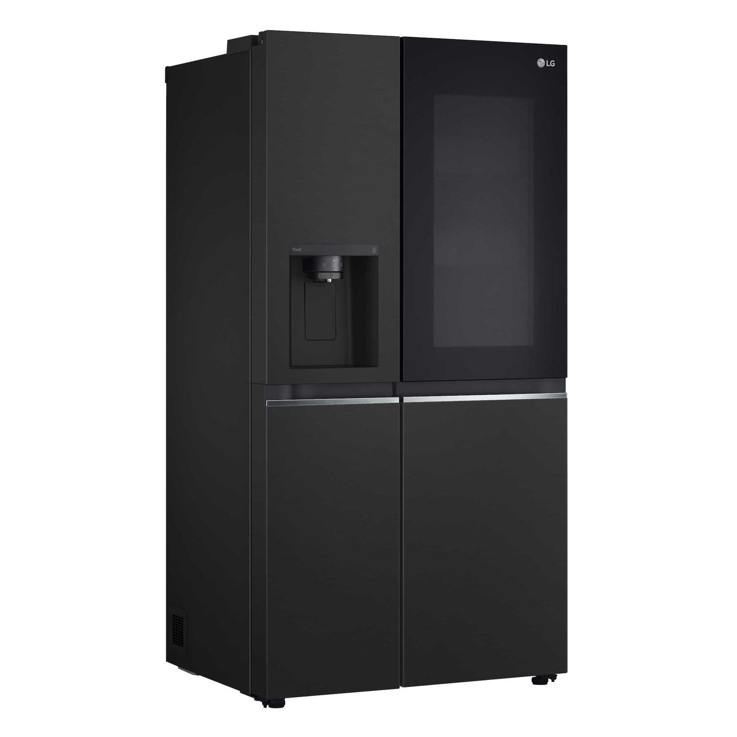 LG InstaView ThinQ GSGV81EPLD WiFi Connected American Fridge Freezer - Black