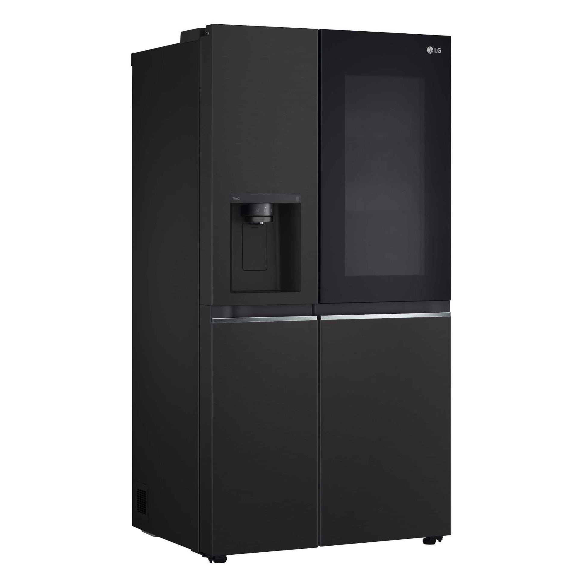 LG InstaView ThinQ GSGV81EPLD WiFi Connected American Fridge Freezer - Black