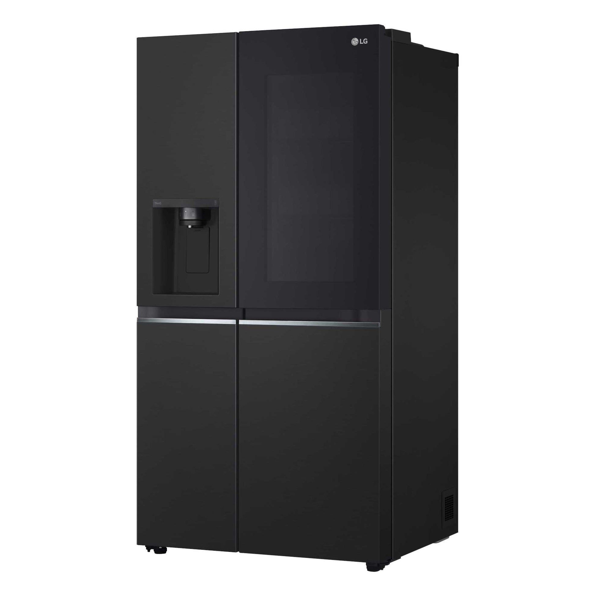 LG InstaView ThinQ GSGV81EPLD WiFi Connected American Fridge Freezer - Black