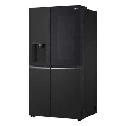 LG InstaView ThinQ GSGV81EPLD WiFi Connected American Fridge Freezer - Black