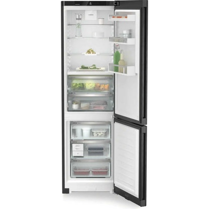 Liebherr plus BioFresh Fridge Freezer 70/30 NoFrost - Black Steel - CBNbda 572i