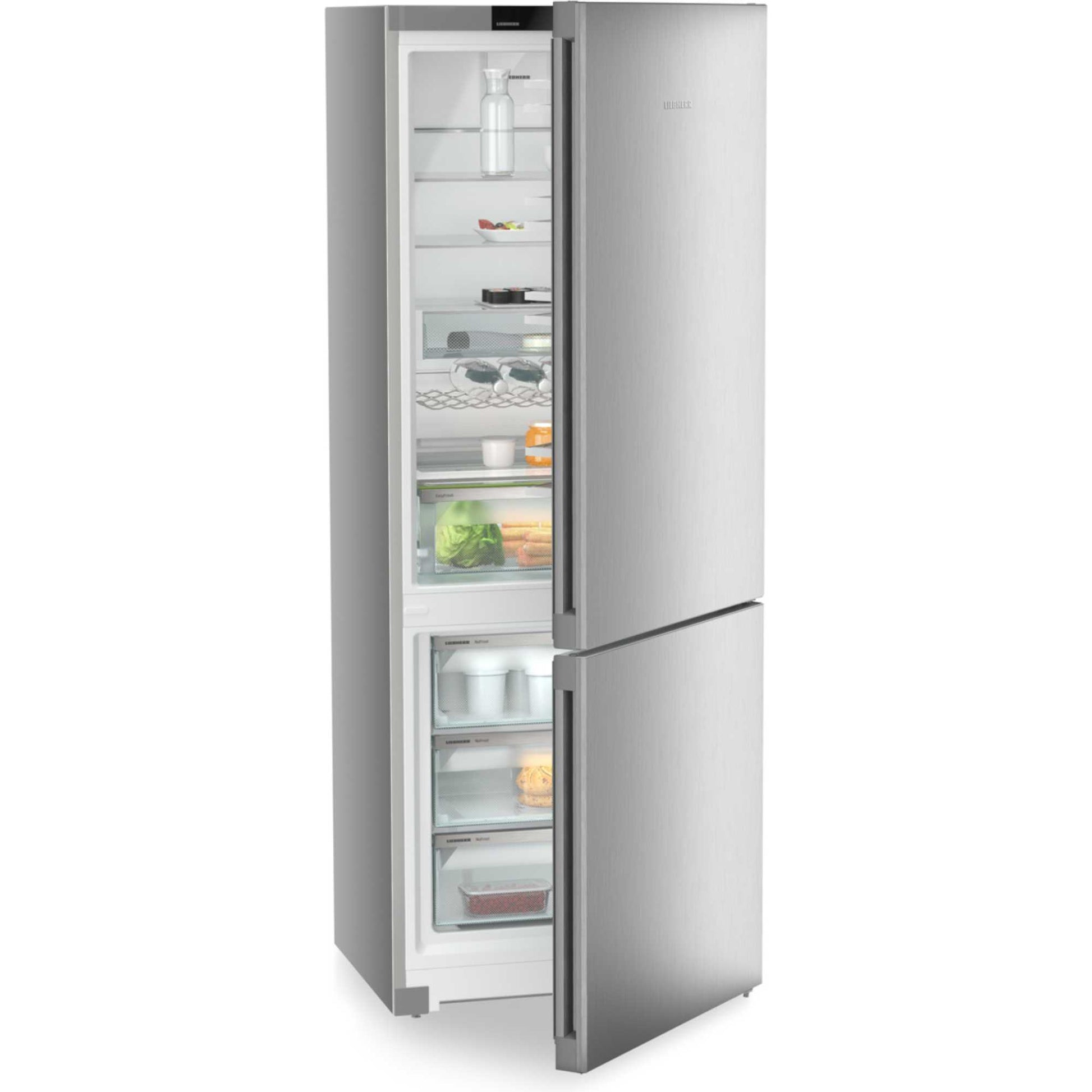 Liebherr plus Fridge Freezer 70/30 NoFrost - SteelFinish - CNsfa 7723