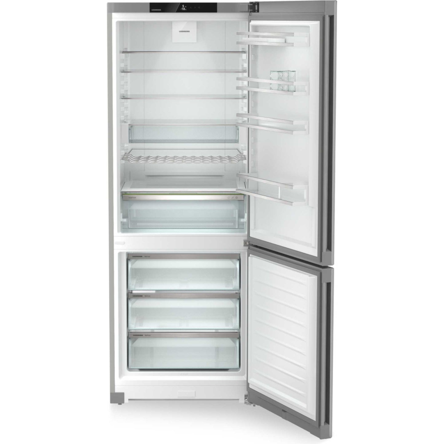 Liebherr plus Fridge Freezer 70/30 NoFrost - SteelFinish - CNsfa 7723