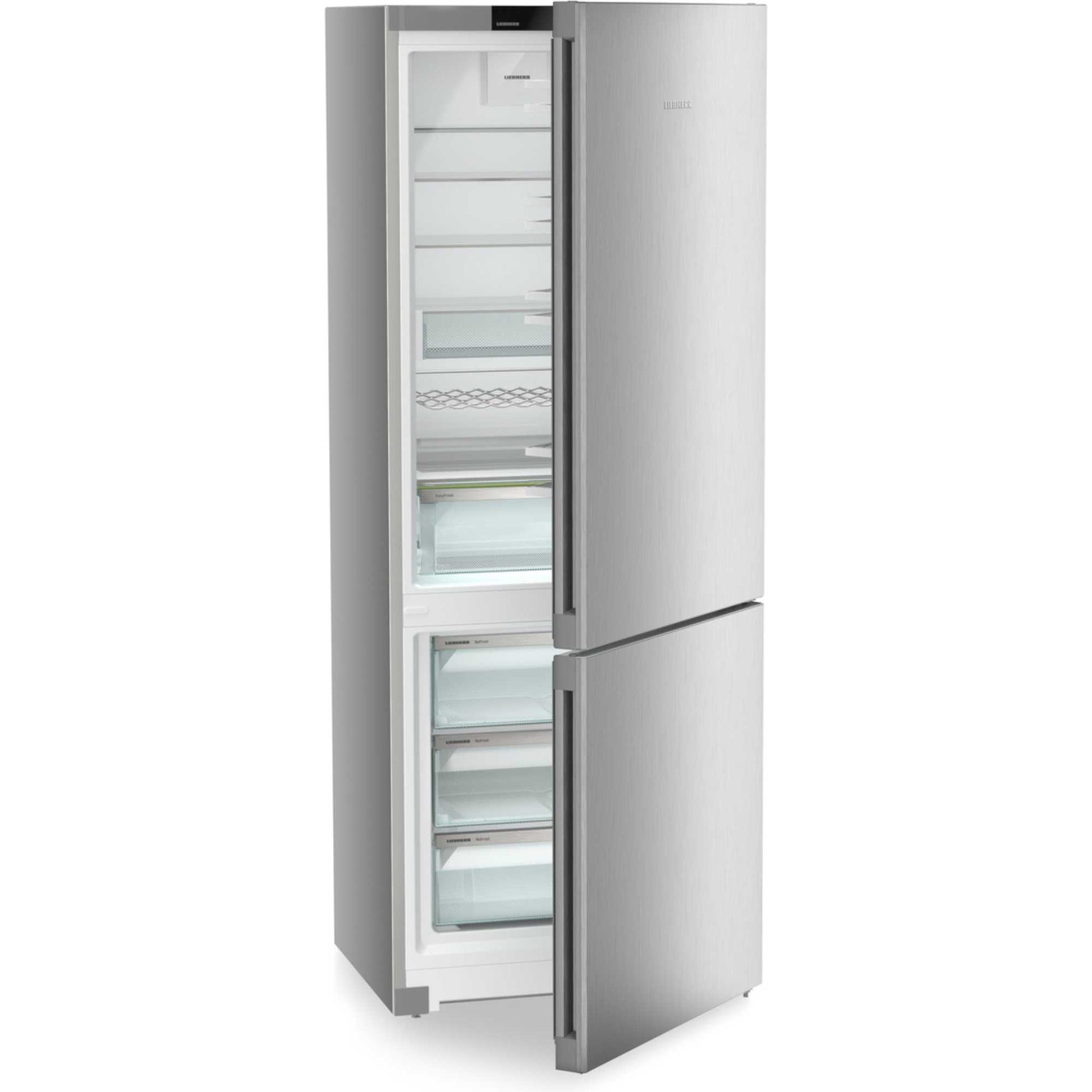 Liebherr plus Fridge Freezer 70/30 NoFrost - SteelFinish - CNsfa 7723