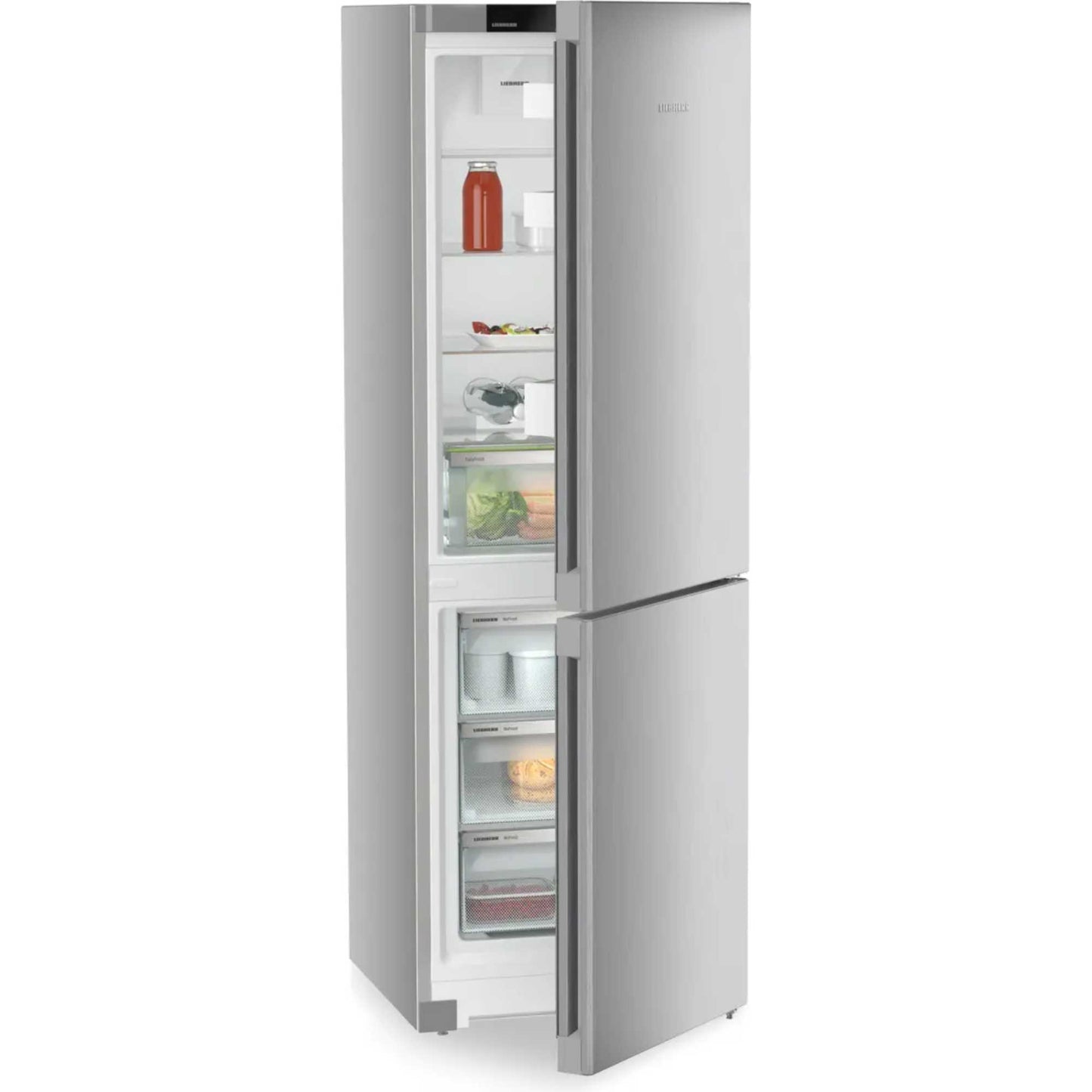 Liebherr pure Fridge Freezer 50/50 NoFrost - SteelFinish - CNsfd 5203