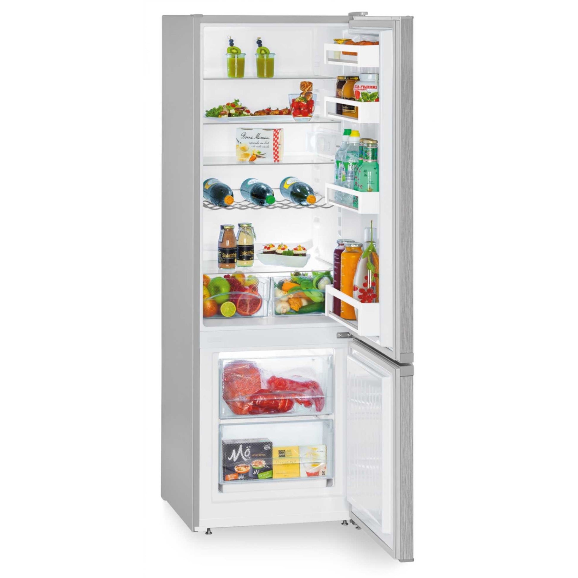 Liebherr Fridge Freezer 70/30 SmartFrost - Silver - CUele 2831