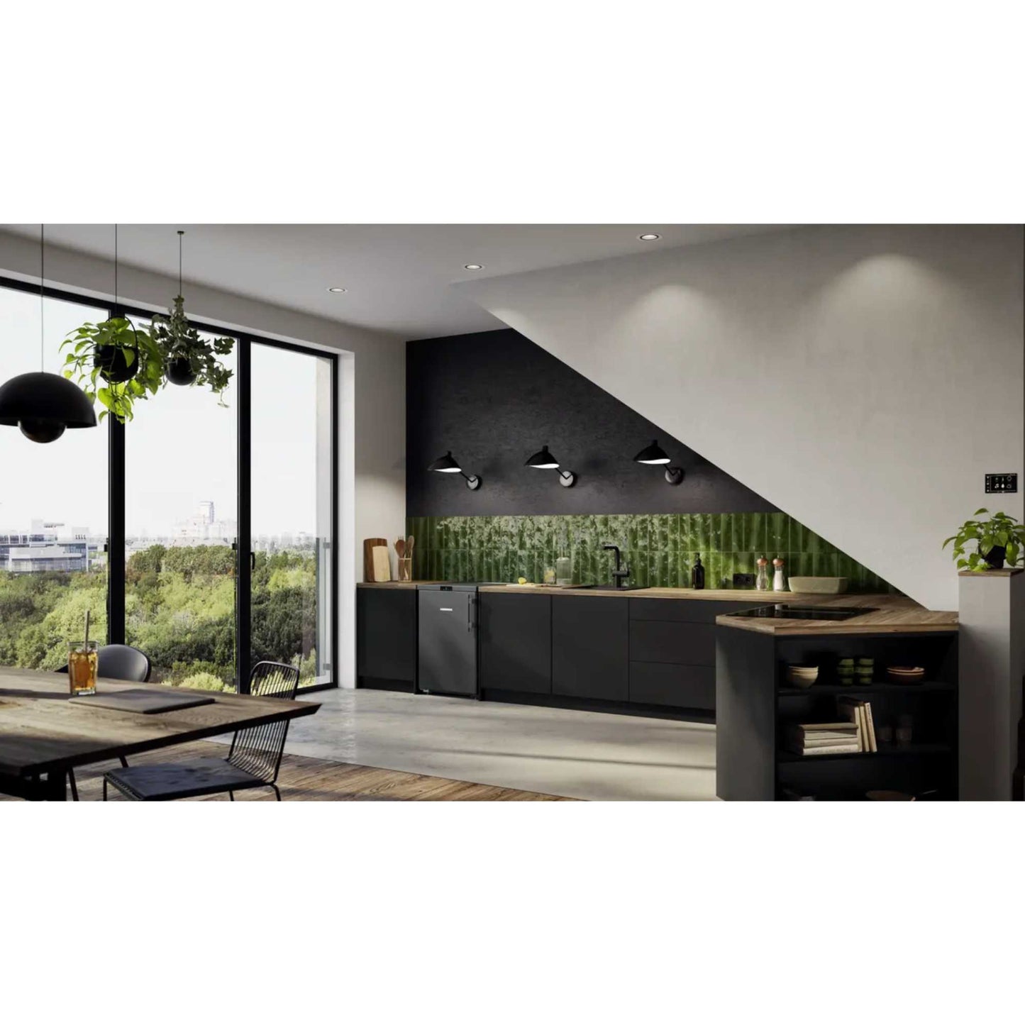 Liebherr Undercounter Freezer SmartFrost - Dark Grey - FDgd 1404 Pure