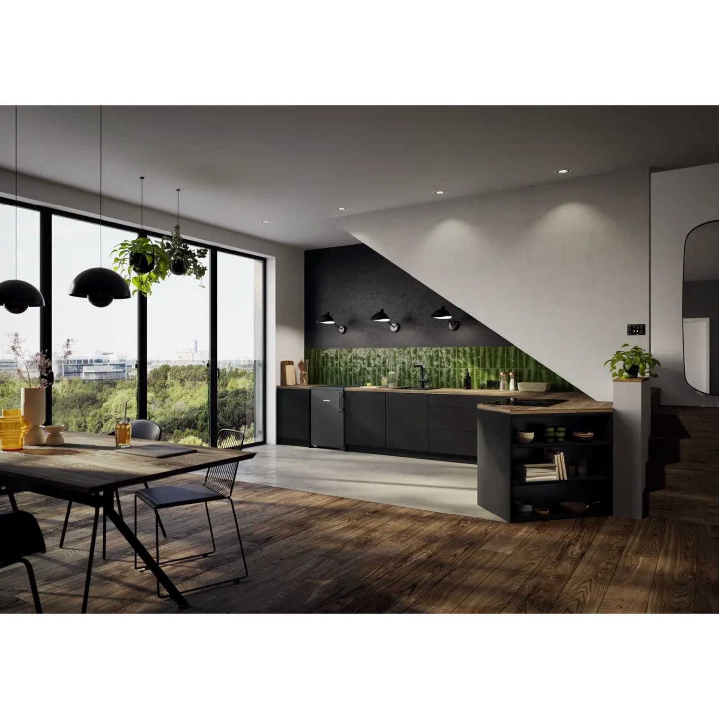 Liebherr Undercounter Larder Fridge Auto Defrost - Dark Grey - Rdgd 1400 pure