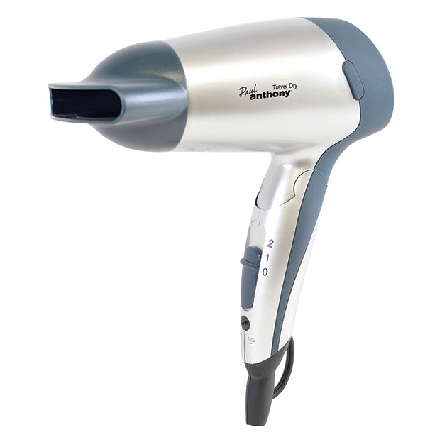1200W Paul Anthony Travel Hairdryer Silver