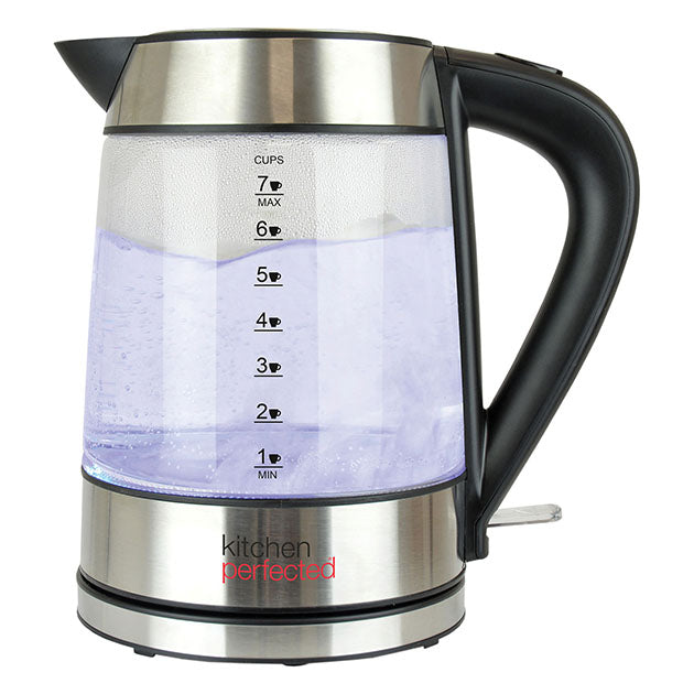 1.7L ILLUMINATED CORDLESS GLASS KETTLE