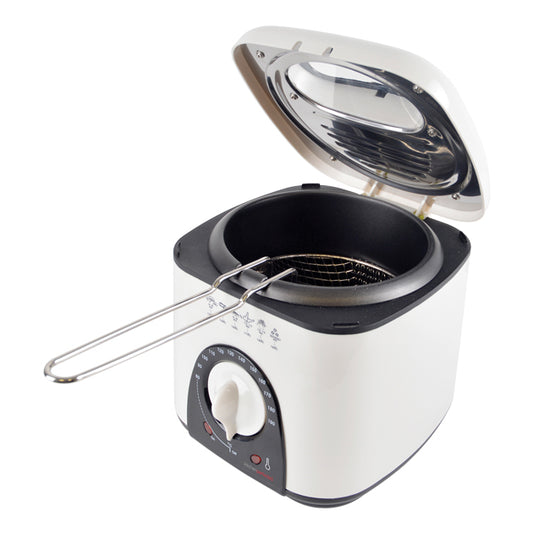 1L COMPACT DEEP FRYER CREAM