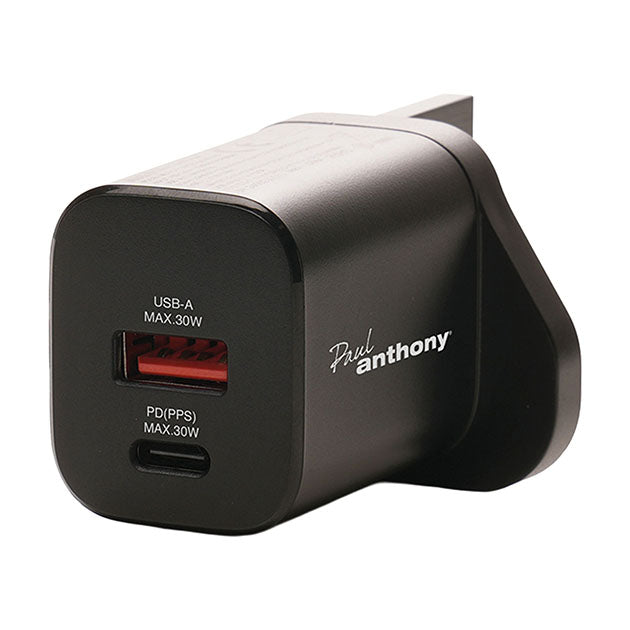 USB-C + USB-A GAN PD30W OFFICIAL FAST