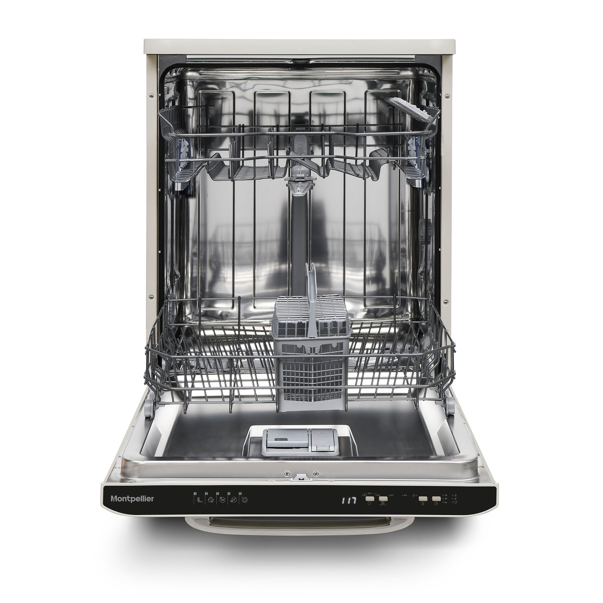 Montpellier MAB1353DC 60cm Retro Dishwasher in Cream