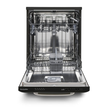 Montpellier MAB1353DK 60cm Retro Dishwasher in Black