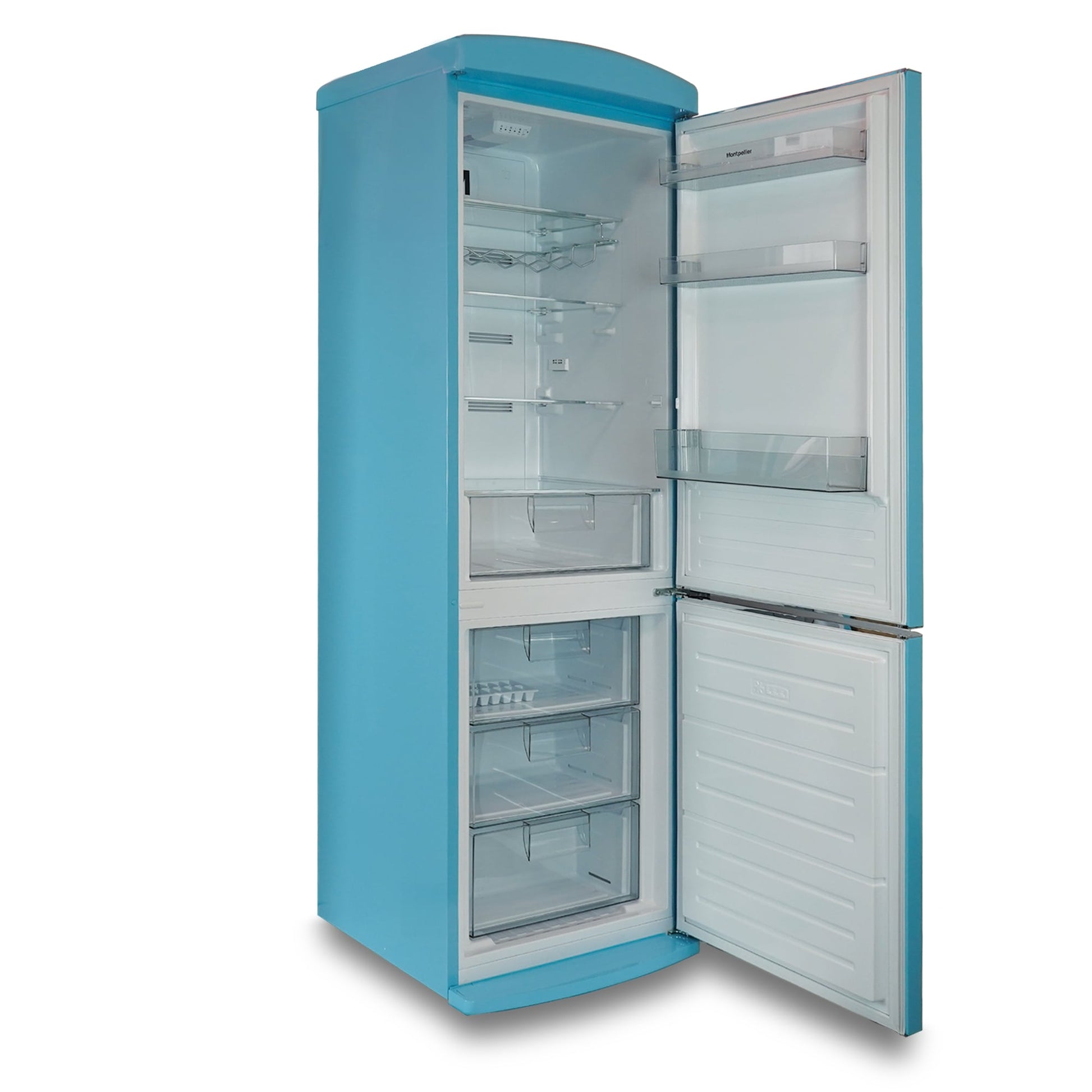 Montpellier MAB190PB Retro No Frost Fridge Freezer