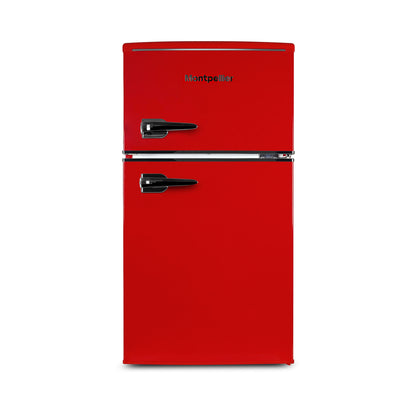 Montpellier MAB2035ER Undercounter Retro Fridge Freezer in Red