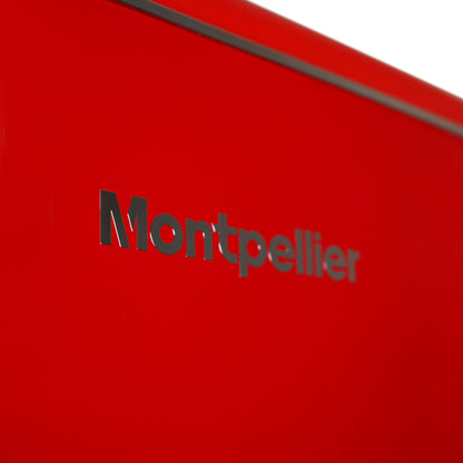 Montpellier MAB2035ER Undercounter Retro Fridge Freezer in Red