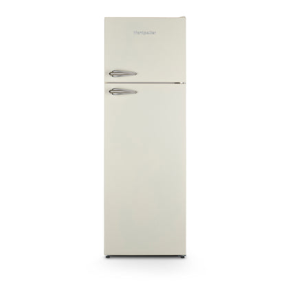 Montpellier MAB346EC Retro Top Mount Fridge Freezer in Cream