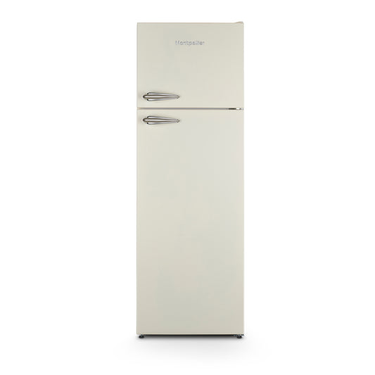 Montpellier MAB346EC Retro Top Mount Fridge Freezer in Cream