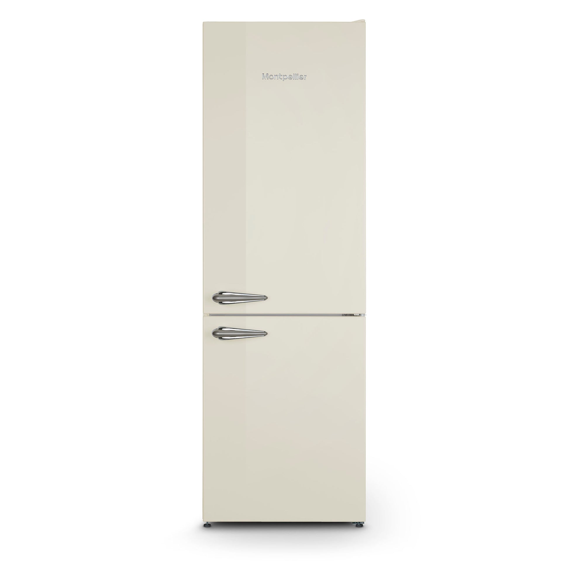 Montpellier MAB386EC Retro No Frost Fridge Freezer in Cream