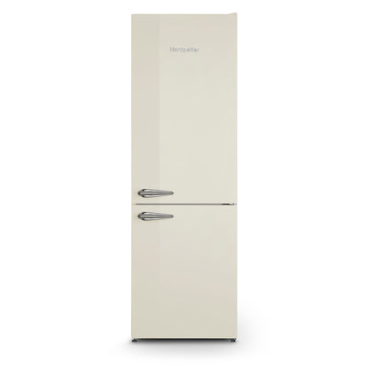 Montpellier MAB386EC Retro No Frost Fridge Freezer in Cream