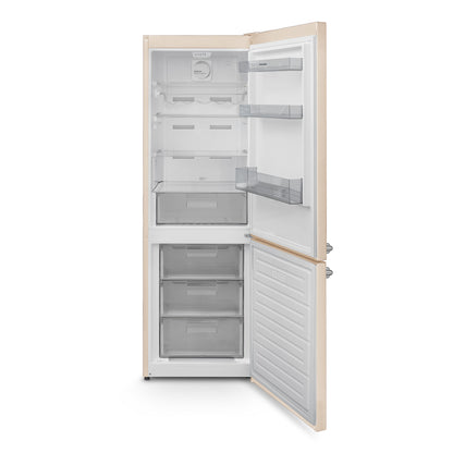 Montpellier MAB386EC Retro No Frost Fridge Freezer in Cream