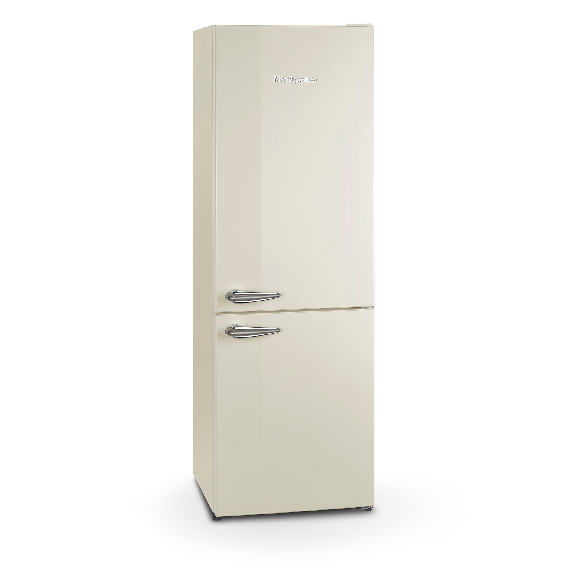 Montpellier MAB386EC Retro No Frost Fridge Freezer in Cream