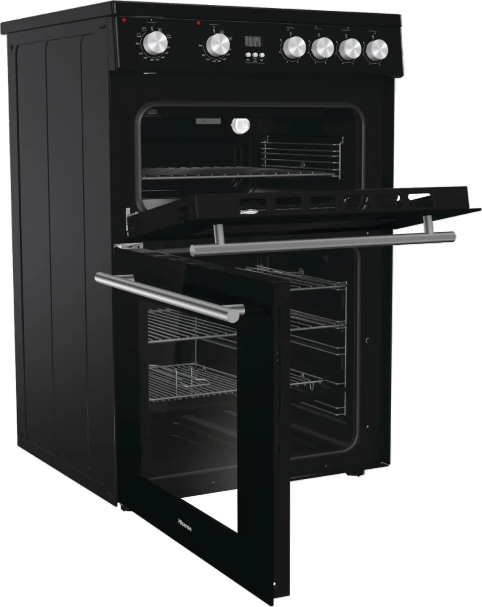 Hisense HDE3211BBUK Electric Cooker with Ceramic Hob - Black