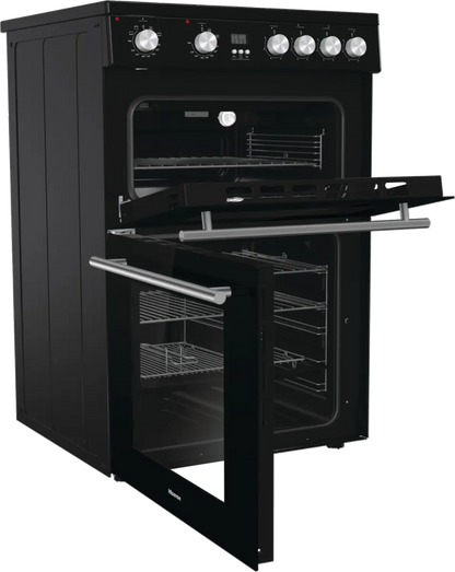 Hisense HDE3211BBUK Electric Cooker with Ceramic Hob - Black