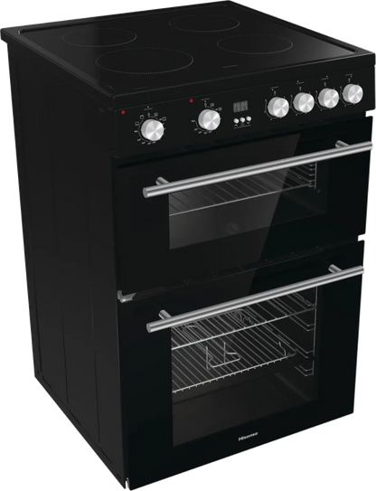 Hisense HDE3211BBUK Electric Cooker with Ceramic Hob - Black