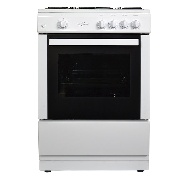 60Cm Single Cavity Gas Cooker White