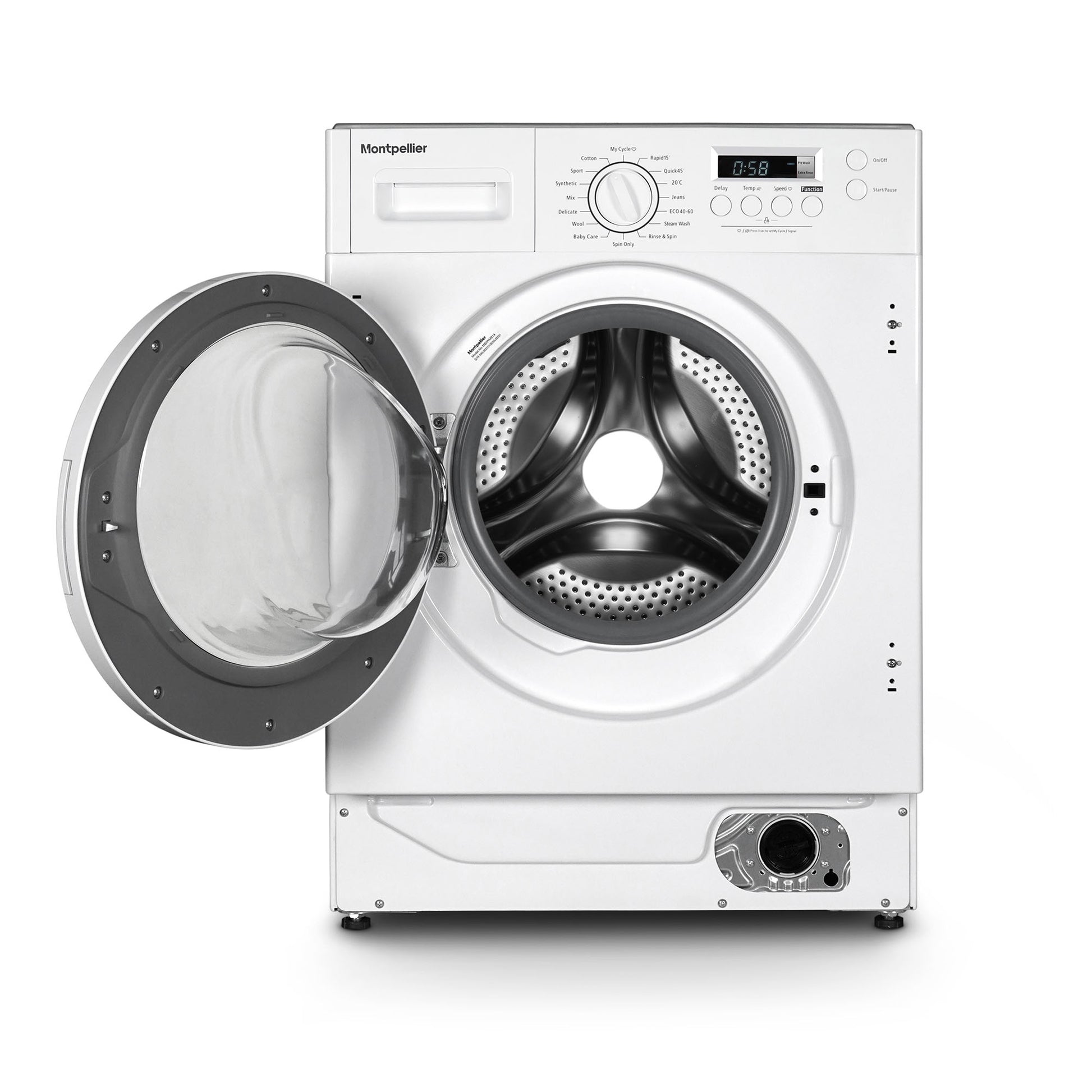 Montpellier MBIWM814 8kg Integrated Washing Machine