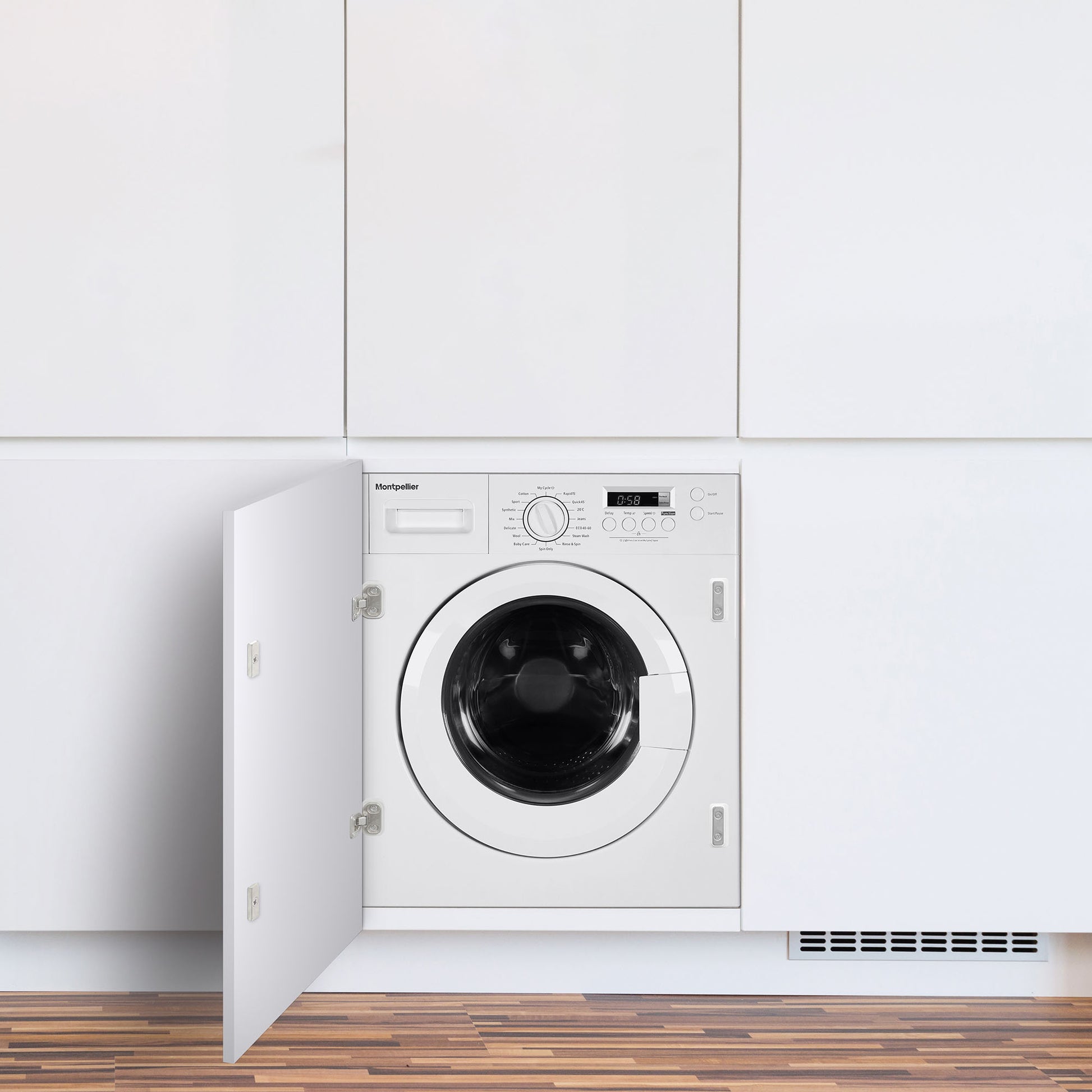 Montpellier MBIWM814 8kg Integrated Washing Machine