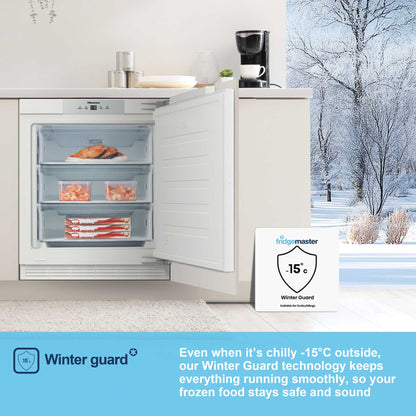 Fridgemaster Built-In Undercounter Freezer Low Frost - MBUZ6097E