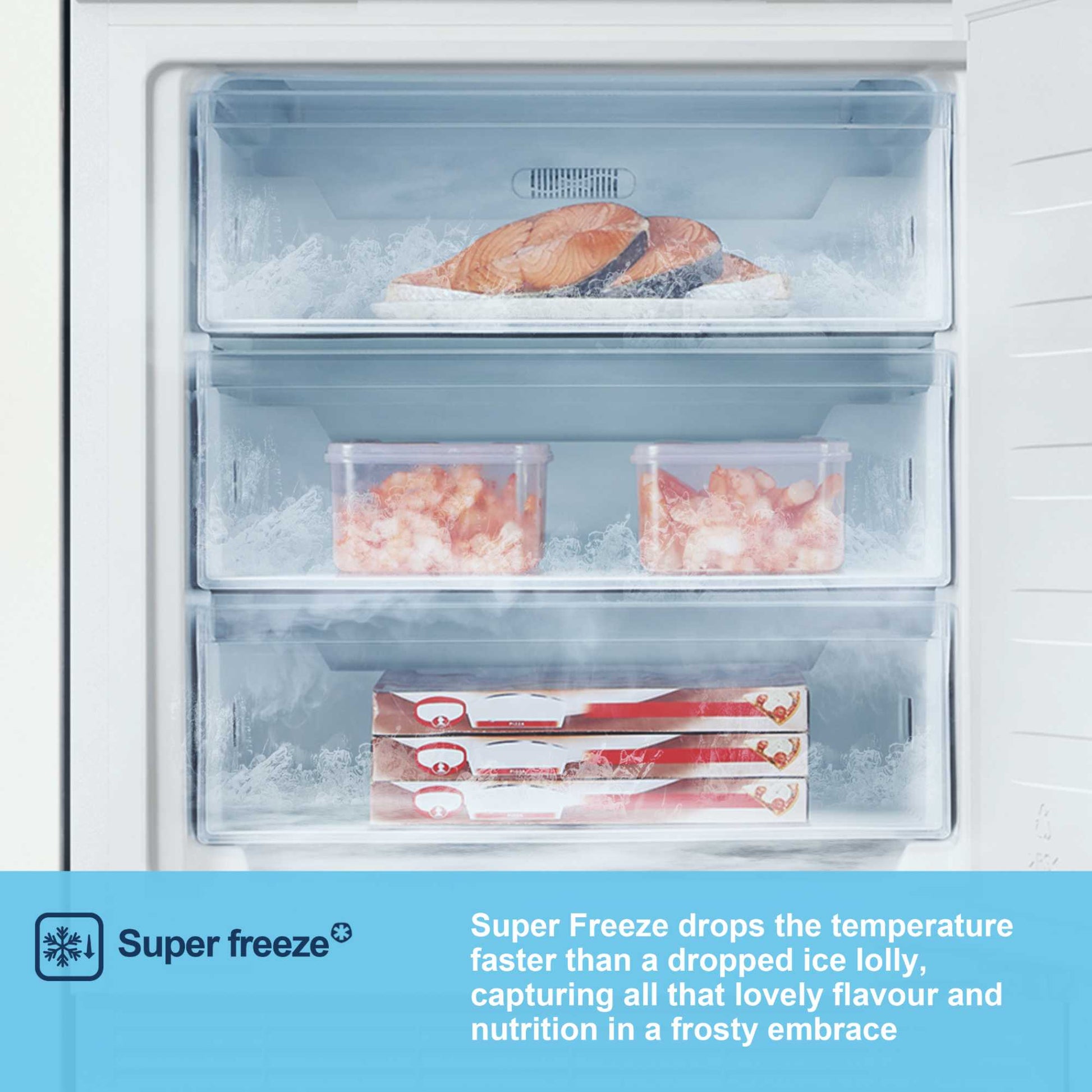 Fridgemaster Built-In Undercounter Freezer Low Frost - MBUZ6097E