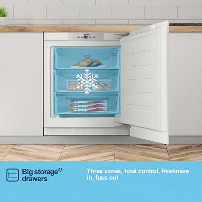 Fridgemaster Built-In Undercounter Freezer Low Frost - MBUZ6097E