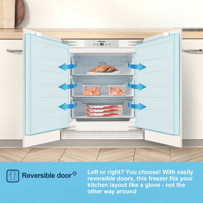 Fridgemaster Built-In Undercounter Freezer Low Frost - MBUZ6097E