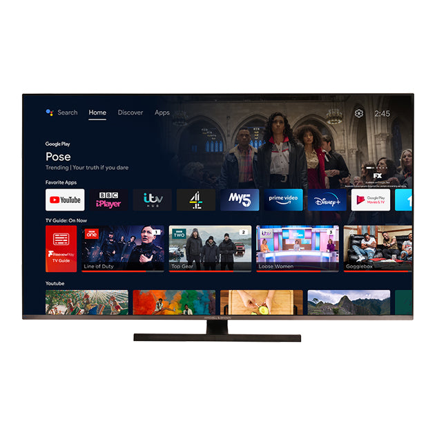 (DNO) 50Inch 4K UHD BORDERLESS SMART TV WITH FREEVIEW